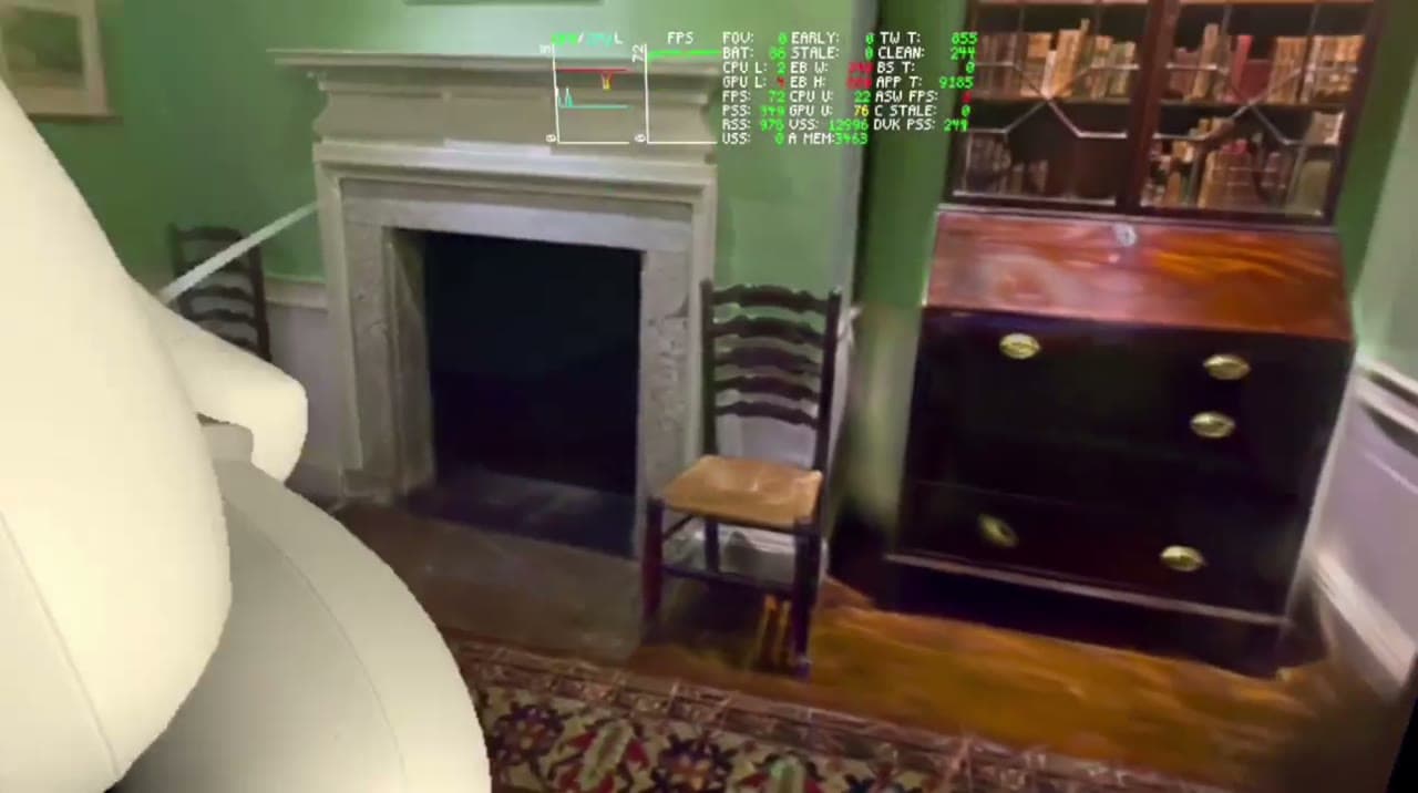 Reconstructed Room in VR